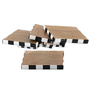 Juego de posavasos creativo de resina de madera maciza para té Kungfu, alfombrilla para taza de té de resina y posavasos de epoxi de cristal, artesanías de resina - Product Image 4