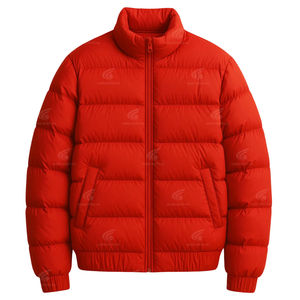 Veste d'hiver matelassée à logo personnalisé très demandée, durable, prix d'usine, dernier design, style matelassé avec poches - Product Image 1