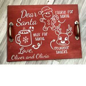 Plateau de service moderne en bois et métal nouveauté noël 2025 décor de table pour fruits mariage et cadeau de noël - Product Image 5