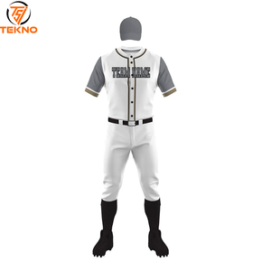 Uniforme de béisbol con logotipo impreso personalizado 2025 para hombre, nuevo diseño, uniforme de béisbol de buena calidad en color sólido, servicio OEM - Product Image 1
