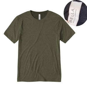 เสื้อยืดคอกลมแขนสั้นผ้าแคนวาสสำหรับผู้ชายจาก USA - Product Image 4