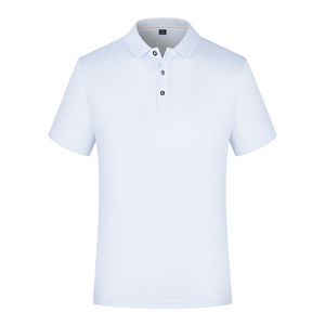 Camisas Polo negras para hombre Logotipo de impresión digital bordado personalizado al por mayor ropa informal de longitud larga hecha de algodón Spandex - Product Image 3