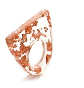 Anillos de resina de alta calidad, joyas personalizadas de resina verde, joyería de moda - Product Image 2