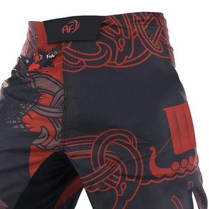 BJJ MMA Shorts Combat Kickboxing Grappling Shorts Adultes Jeunesse Arts Martiaux Sublimés Jiu Jitsu Entraînement de boxe - Product Image 4