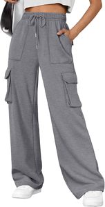 ชุดแฟชั่นกางเกงสเวตแพนท์ กางเกงจ็อกเกอร์ลำลองสไตล์ Y2K กางเกงคาร์โก้ขากว้าง เสื้อผ้าผู้หญิง กางเกงผู้หญิง - Product Image 4