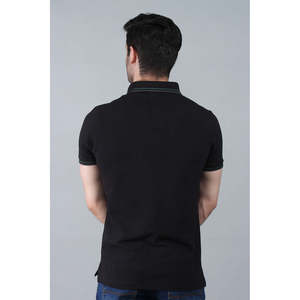 Polo en piqué de coton pour homme, personnalisable avec logo, séchage rapide, respirant, color block, décontracté, manches courtes, fabricant - Product Image 5