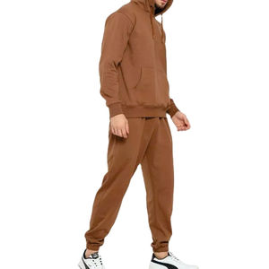 OEM Custom Professional Men'<b>s</b> Winter Sweat <b>Suit</b> 100% Cotton Casual Comfortable & Soft with Printed Kangaroo Pocket Eco-Friendly - Product Image 5