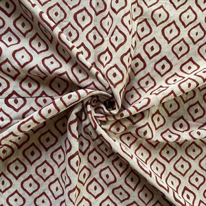 Bagru Dabu Indian Hand Made Block Printed 100% Cotton Dresses Making Fabrics Cheap Price Rate Wholesale Cheap Price Rate Fabrics - Product Image 1