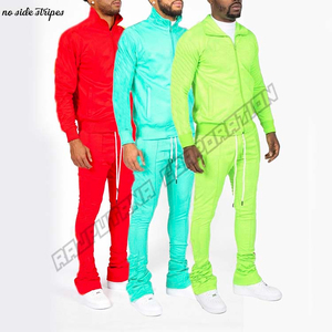 Conjuntos de joggers de lana de poliéster Chándales ajustados para hombre-Chándal para hombre Tejido suave Su propio logotipo Conjuntos de ropa deportiva de alta calidad - Product Image 2