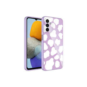 Coque en silicone époxy 5G de luxe à motifs pour Samsung Galaxy M23, anti-traces de doigts, coque arrière rigide, protection de l'appareil photo - Product Image 1
