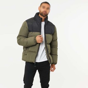 Veste matelassée en polyester imperméable bicolore pour homme, légère, à capuche, style streetwear, design OEM personnalisé, nouvelle arrivée - Product Image 5