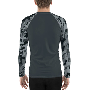 Fabricant direct d'usine Rash Guard pour hommes de qualité supérieure imprimé numériquement Protection contre les blessures de combat Fitness anti-rides Rash Guard pour hommes - Product Image 4