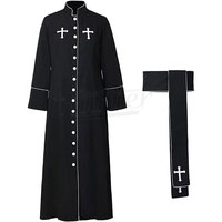 Beste Qualität Benutzer definierte Priester Gewänder Kirche Christliches Kostüm Massen priester Kostüme TV Charakter & Halloween