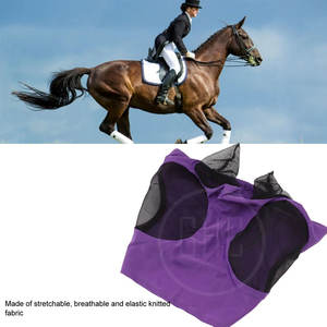 Couvre-mouches pour chevaux de haute qualité, sur mesure, en maille polyester, séchage rapide, confortable, logo personnalisé OEM, nouveau style, prix de gros - Product Image 5