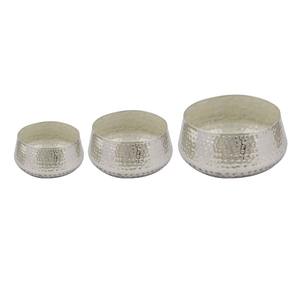 Ensemble de jardinières en métal classique de qualité supérieure New Look rond extérieur maison jardin Pots de fleurs ensemble de 2 prix de gros - Product Image 3