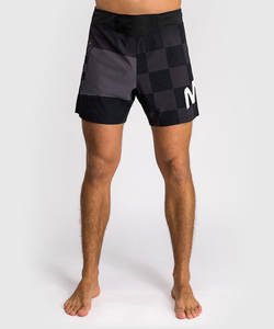 Pantalones Deportivos de Cintura Alta Elásticos de Secado Rápido 100% Poliéster con Logotipo Frontal, Shorts de Muay Thai para Entrenamiento de Boxeo y Artes Marciales - Product Image 1