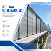 Panel Acústico Perforado Hecho a Mano para Barrera de Carreteras, Control de Ruido Industrial, Aislamiento de Tráfico en Exteriores