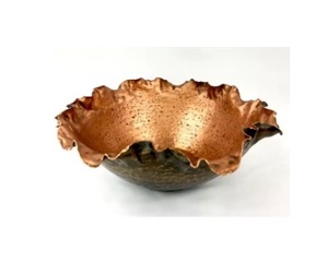 Conception personnalisée fabriquée à la main en laiton métal plaqué argent bols de date nouvellement arrivés bol de service de fête écologique Base sur pied - Product Image 4