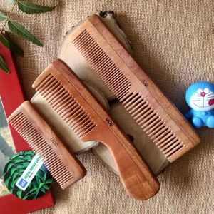 Handmade Sandalwood Hair <b>Comb</b> Custom Laser Logo <b>Wooden</b> Carving <b>Comb</b> Personalized for Home Salon Travel Use Wholesale OEM ODM - Product Image 1