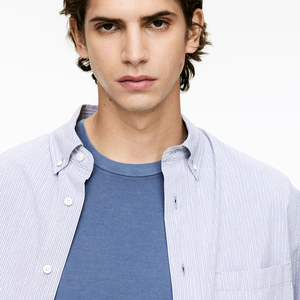 Mode recadrée hommes T-shirt blanc surdimensionné doux T-shirt personnalisé Boxy Fit t-shirt pour hommes - Product Image 4