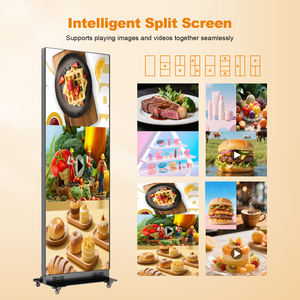 Display Digital <span class=keywords><strong>LED</strong></span> de 80 Polegadas 360SPB, Quiosque Dobrável com Costura Sem Emenda, Cartaz <span class=keywords><strong>LED</strong></span> P1.86 GOB com Estojo de Transporte para Eventos - Product Image 6