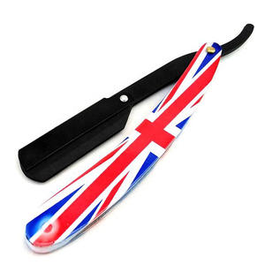 Maquinilla de afeitar recta profesional de diseño personalizado para hombre, Etiqueta Privada, maquinilla de afeitar Baber de acero inoxidable sostenible, uso de peluquero, afeitado facial - Product Image 3