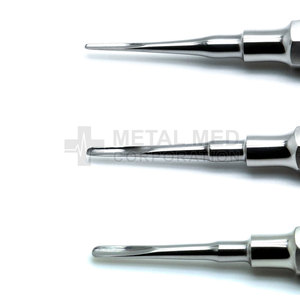 Metal Med Corporation Acero inoxidable Manual Root Lift Extracción de dientes Elevadores de dientes Instrumentos quirúrgicos dentales - Product Image 6