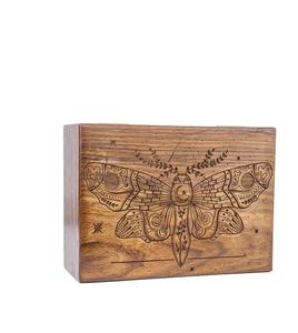 Urne en palissandre faite à la main pour les cendres humaines boîte en bois personnalisée pour adultes urne pour animaux de compagnie pour chiens chats fabriqués à la main - Product Image 4