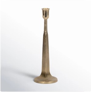 Portavelas cónico clásico con acabado antiguo, soporte decorativo de Metal elegante para sala de estar, hogar, decoración de Navidad, hogar especial - Product Image 6