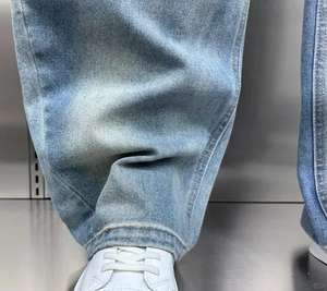 กางเกงยีนส์ซักทรงตรงตรงขากว้างกางเกงมีดโค้งทรงหลวมแนวสตรีทแบบอเมริกันทันสมัย - Product Image 6