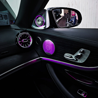 Kit d'éclairage d'ambiance C238 en gros pour Mercedes-Benz E-Coupé 2016-2022, avec cache-haut-parleur de porte rotatif 4D pour grille d'aération
