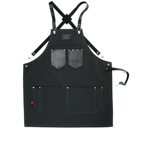 Delantal de soldadura de cuero, bata de soldador resistente al fuego, delantal de chaqueta de cuero para soldadura, trabajo resistente - Product Image 6