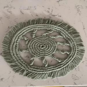 Tissé macramé tenture murale artistique bohème décor à la maison Accent pour chambre salon couloir entrée et contemporain - Product Image 6