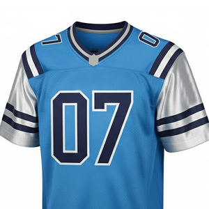 قميص كرة القدم الأمريكية مخصص باسم الفريق ورقمه، الأكثر مبيعًا، خفيف الوزن ومريح - Product Image 4