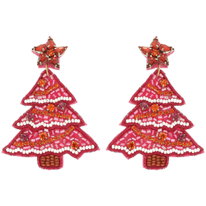 <b>Colorful</b> Beaded Embroidery Earrings For Women Made With Glass <b>Beads</b> Perfect For Traditional Festival Celebrations - Product Image 3