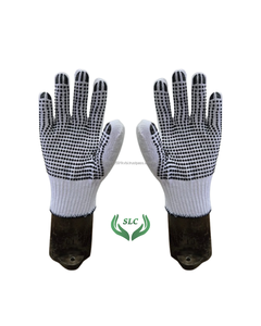 Gants de sécurité en coton tricoté d'origine indonésienne, antidérapants, respirants, durables, à usage général - Product Image 3