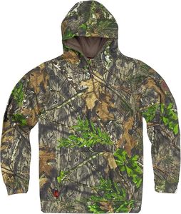 Sudadera con Capucha y Cremallera Completa de Felpa 100% Algodón Vintage con Bolsillos, Diseño Sólido, Impermeable para Hombre, Otoño - Product Image 1