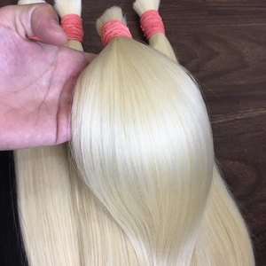 Cabello Remy Rubio sedoso 100% cabello humano #60 Venta De fábrica MOQ 100g envío gratis para pedidos de 100kg - Product Image 1