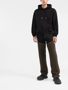 เสื้อสเวตเตอร์มีฮู้ดสำหรับผู้ชายแขนยาวสีดำมีแบรนด์มีสไตล์ - Product Image 2