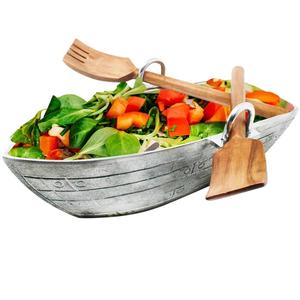 Cuenco de madera de Acacia hecho a mano de alta calidad Forma de barco de mezcla de frutas única Mejor precio Diseño personalizado - Product Image 6