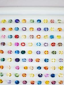 Belle qualité AAA lustre Kanchanaburi origine naturel multi saphir pierres précieuses 4.5x3.5mm mélange forme bijoux faisant des pièces IGI - Product Image 4