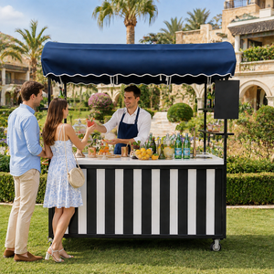 Chariot à desserts personnalisé Etodevice, chariot mobile pour la présentation de bonbons pour les événements de mariage - Product Image 1