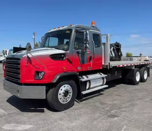 รถบรรทุกพื้นเรียบแบบ Tandem Axle ขนาด 20 ฟุต 24 ฟุต รุ่น For-Freightliners 114SD - 410 แรงม้า, เกียร์ Allison 6 สปีด พร้อมส่งออกทั่วโลก - Product Image 3