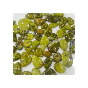 Indian High Quality Wholesale Price Bulk Supply Natural Green Opal Gemstone Cabochon Supplier