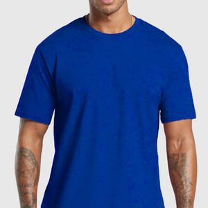 Camiseta de verano de alta calidad para hombre, Camisa lisa, ropa de algodón, suave, transpirable, manga corta, cuello redondo, ajuste relajado, informal, ligero - Product Image 4