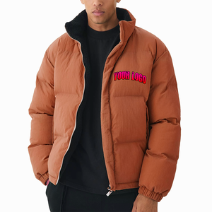 เสื้อแจ็คเก็ตพัฟเฟอร์ผู้ชายคุณภาพสูงแบบกำหนดเอง อุ่น กันน้ำ ขนาดใหญ่พิเศษ บุผ้าฝ้ายหนา มีฮู้ด คอตั้ง ผ้าแคนวาสเนื้อนุ่ม สำหรับฤดูหนาว - Product Image 2