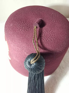 หมวกเฟซสีแดงเข้มแบบวินเทจของสมาคมฟรีเมสัน หมวกฟรีเมสันคุณภาพสูงสั่งทำพิเศษ ขายดี ราคาสุดคุ้ม - Product Image 5