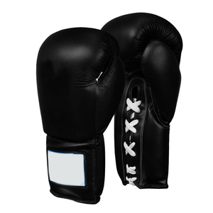 Guante de boxeo con cordones de ABDULLAH MARTIAL ARTS en un color sólido de cuero de PU a precio competitivo - Product Image 1