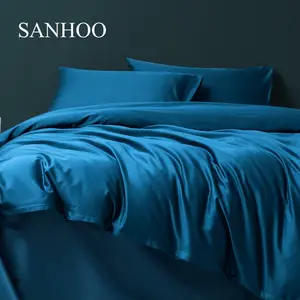 SANHOO Hotel Supplies Durable High-Class Bed Sheet Bedding Sets Collections for Home Guestroom