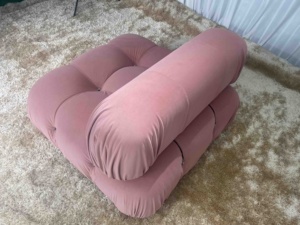 Modern High Quality Sectional Sofa Velvet Fabric Sofa Set Living Room Mario Bellini Modular Sofa for Living Room Furniture - Product Image 3